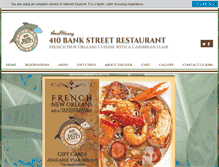 Tablet Screenshot of 410bankstreet.com